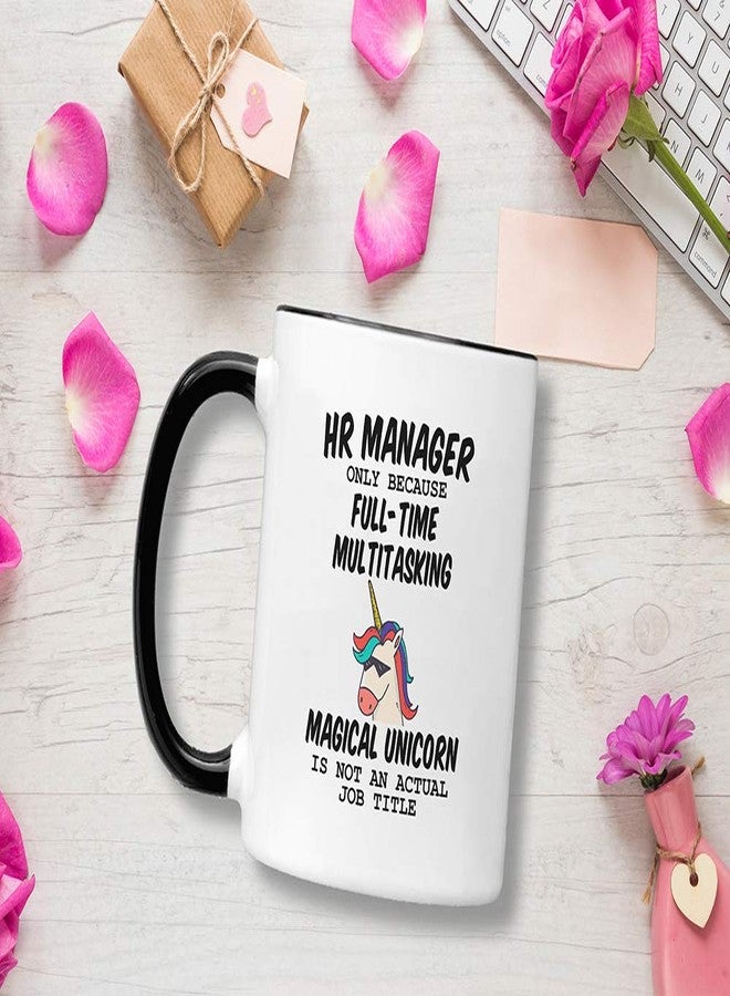 Casitika Human Resources Gifts. 11 oz HR Manager Mug. Because Unicorn Is Not An Actual Job Title. Gift Idea for Boss or Office Co-Worker. - Image 3